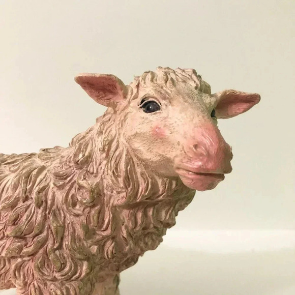 Vintage Fast Champ Soft Rubber Sheep Figure 10 Inch Long Squeeze Toy - Picture 2 of 13